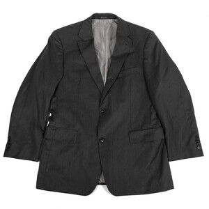 BOSS Hugo Boss Pasolini Movie Virgin Wool Blazer Suit Jacket Old Money 42 Gray